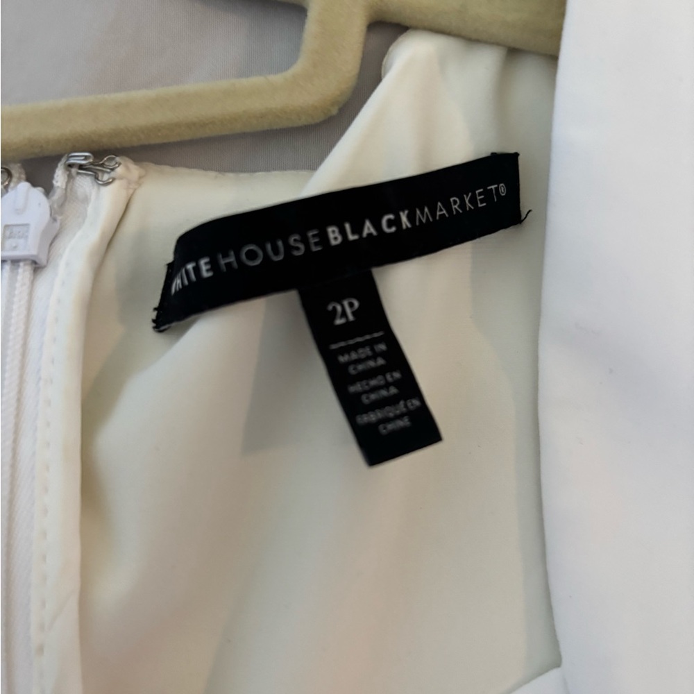 White House Black Market White Dress (2P)